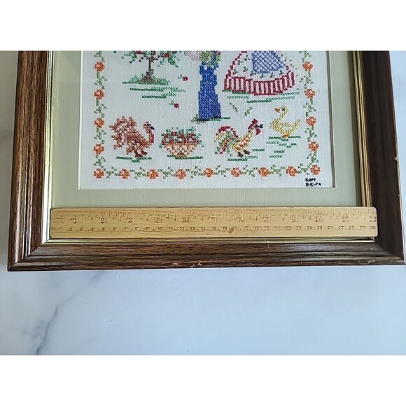 Finished Framed Cross Stitch Large Wall Art - Picture 8 of 10